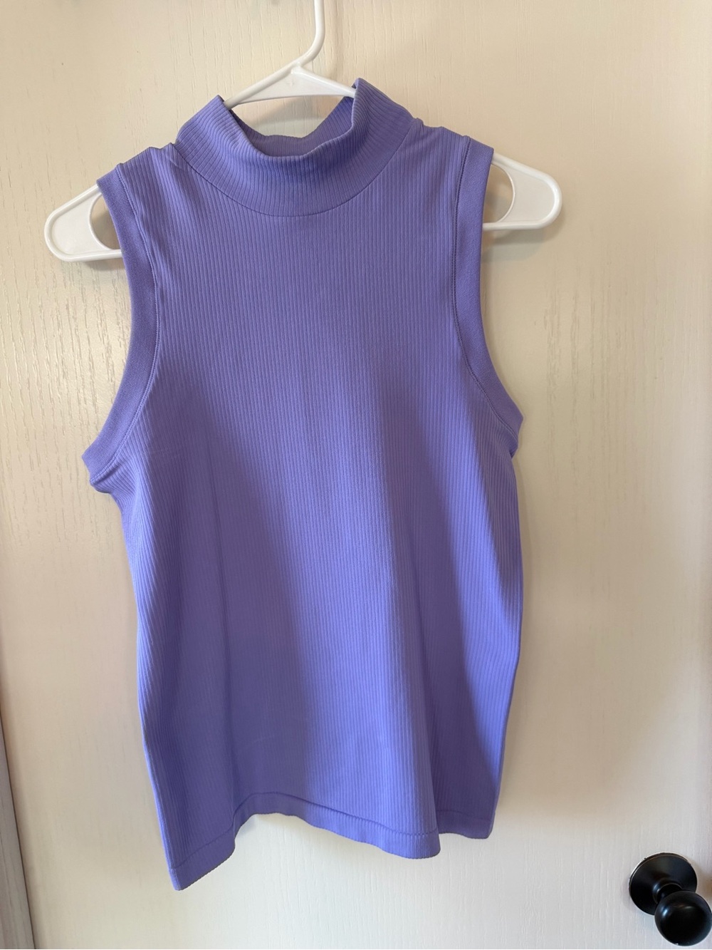 Athleta Sleeveless Mock Neck Tank - Lavender